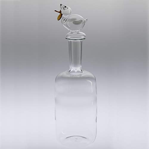 Massimo Lunardon - Einzigartige Wasser Karaffe Ente. Handgeblasenes Kunstglas