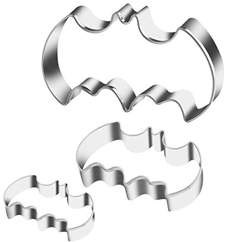 KSPOWWIN Ausstechformen-Set aus Edelstahl, Fledermaus-Form, Halloween-Ausstechformen Ausstechformen in Fledermausform