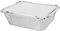 We Can Source It Ltd - 100 x Aluminium Foil Food Containers & 100 Lids - No 2 Takeaway - Manufactured in the UK