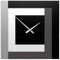 CalleaDesign 63 cm Wanduhr Clock63 schwarz