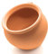 Sun Cakes Pot de Fleurs incliné en céramique pour extérieur en Terre Cuite Hauteur 30 cm