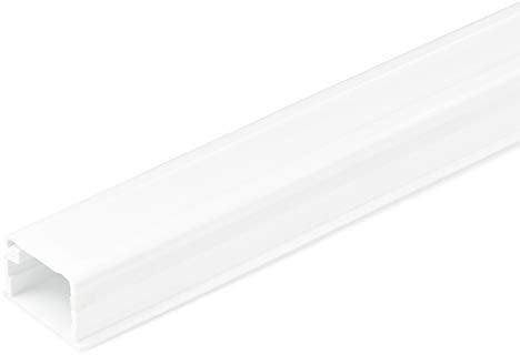StarTech.com Kabel-Management-Raceway mit Klebeband, 198,1 cm, Netzwerkkabel-Verstecker-Set, solides Wanddrahtkanal, Kabel-Abdeckkanal, Oberflächenmontage, PVC-UL-zertifiziert (CBMOWD2013)