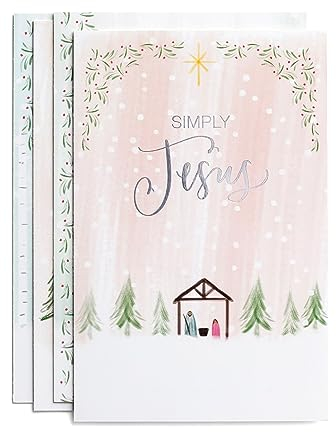 DaySpring - Simply Jesus Weihnachtskarten, 60 Stück