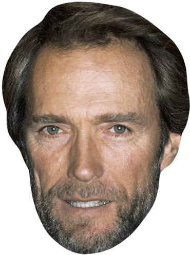 Clint Eastwood (80s) Maske aus Karton