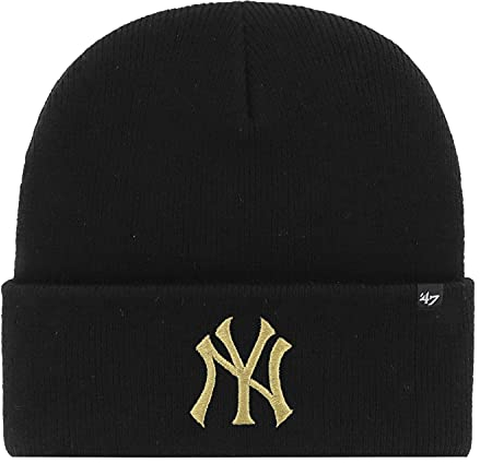 '47 Brand Wintermütze - Haymaker Metallic NY Yankees schwarz