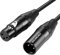 SHULIANCABLE XLR, cavo professionale bilanciato maschio a femmina microfono cavo, compatibile con microfono, mixer, fotocamera, amplificatore, alimentazione fantasma, altoparlante (8M)