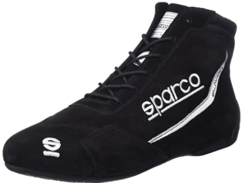 Sparco Slalom 2022 Stiefel, Größe 45, Schwarz, Unisex-Stiefel, Erwachsene, Standard, EU