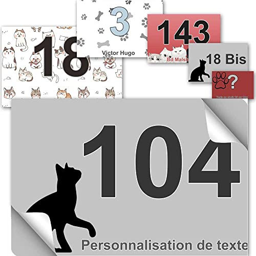 Sticker boite aux lettres - collection chat : À Personnaliser…