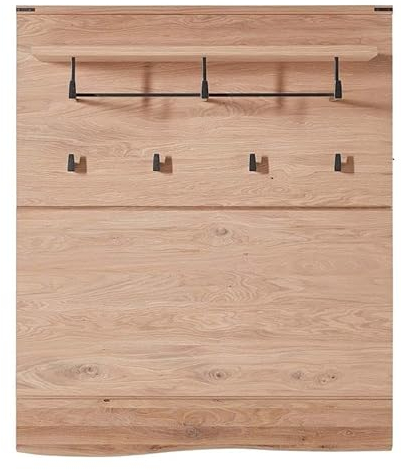 Froschkönig24 Boste Garderobenpaneel Paneel Wandgarderobe Wildeiche massiv