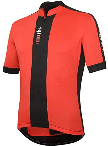 rh+ Herren New Primo Radtrikot, red Code-Black, L