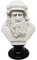 GINGERSHOPONLINE Büste Statue Design: Leonardo da Vinci (weiß) - Reproduktion Büste, Skulptur aus Marmor und Harz - ca. 15 cm, 350 g. - Produkt Made in Italy - Geschenkidee zu Hause