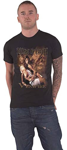 Cradle of Filth 'Vempire' T-Shirt (Black), Black/White, M