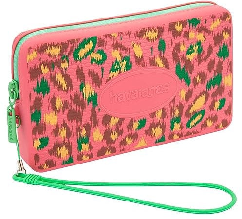 Havaianas Mini Bag Donna Mini Borsa Print Pink Pochette in gomma Borsetta
