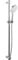 SwissWave Kit asta da 1000 doccia 1 Reno Long 1 Jet Colonne de Douche avece Douchette, Chrome, 100 cm