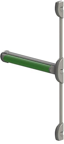 Dom-metalux - Serrure barre Antipanique Touch Bar 3 Points lateraux DOM Metalux Couleur - Vert, Dimension - 1300 mm