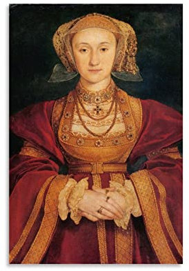 HAATTI Portrait of Anne of Cleves By Hans Holbein The Younger Poster Bild Druck Wandkunst Gemälde Leinwand Kunstwerke Geschenkidee Zimmer Ästhetik 20 x 30 cm