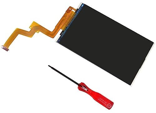Top Upper LCD Glass Screen Display Replacement for Nintendo New 2DS XL LL with 1.5mm PH Screwdriver