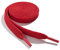 WELKOO cordones planos, cordones para zapatos duraderos, 2 pares. Colores Rojo y largo (150cm x 8mm). Compatible con Nike, Adidas, Converse, Reebok, New Balance y muchos más.