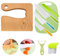 Kindermesser 8-teiliges Kinder-Küchenmesser-Set zum Schneiden und Kochen von Obst oder Gemüse für Kleinkinder, inklusive Holzmesser Schneidebrett Schäler(Bear)