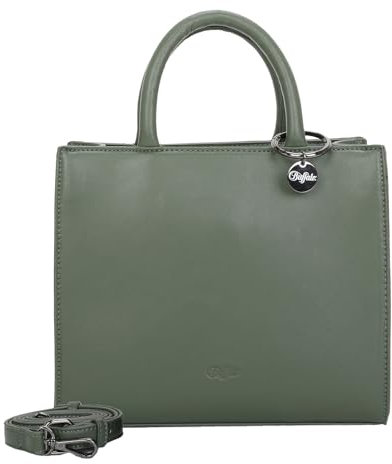 Buffalo Damen Big Boxy Muse Dark Green Shopper