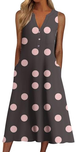 WVONIF Robe de Grossesse Femme été Robe Rose poudré Femme Ronde Jupe Femme Grande Taille 48 Jupon Long sous Robe Indian Dress for Women Tutu de Danse Classique Vetement ado Fille ete Robe