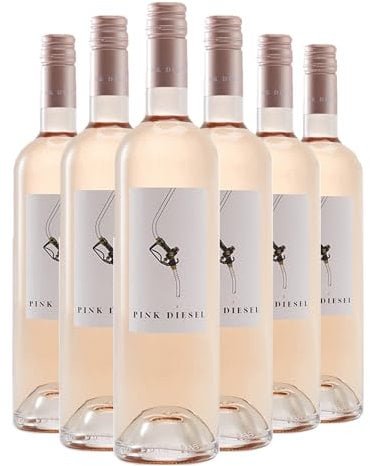 Pink Diesel Provence Rosé | Light, Crisp Refreshing Rosé Wine Provence IGP Méditérranée 12.5% ABV | 6 x 75cl Bottles