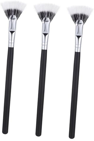 NOLITOY 3stücke Teiliges Fan-pinsel Für Wimpern Und Augenbrauen Präzise Mascara-anwendung Sanfte Wimperntrennung Makeup-werkzeug Für Professionelle Looks