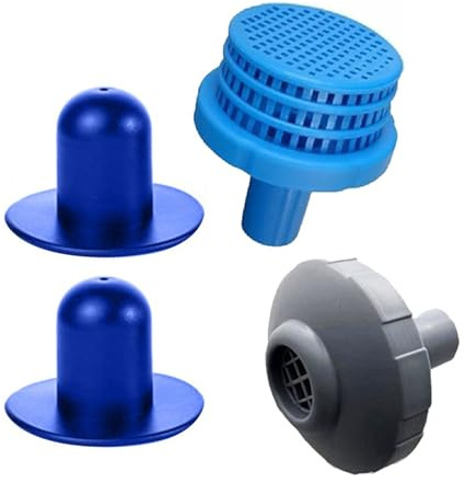 Swetopq Planschbecken Gartenpool Aufstellpool Schwimmbad Wasserverbinder Ersatzteil Kit Sieb Loch Stöpsel Stopper für 25022 Zubehör