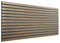 Polystyrol 3D Paneele, Deckenpaneele XL Wandpaneele, Dekoren, Styropor LamellenImitat in Gold, Decken - Wandverkleidung, 3mm dick - 100x50cm 10m² - 20 Stück (Gold 3D Slats XL)