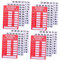 OKUMEYR 8 Pièces signe d'affaires enseigne des entreprises mini-signes au tableau Horaires magasin Horaires boutique gommettes autocollant Sticker Signes Ouverture Magasin signes horaires