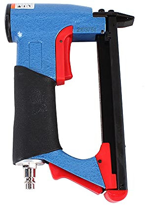 Drucklufttacker, Nagelpistole, Tacker, Druckluft Polster Nagler, Klammergerät, Hefter Hammer 4-16mm, 1/2 Pneumatische Druckluftnagler Luftkraft Hefter Naglerhefter Mit Transportkoffer