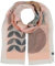 FRAAS Damen Schal mit grafischem Muster-Mix - 70 x 180 cm - nachhaltig aus recyceltem Polyester - Perfekt für den Sommer - Sustainability Edition Powder Rose