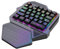 Xinsheinelry Clavier Jeu À Main Unique Ergonomique LED 35 Touches Portable Small Gaming Keypad Ergonomic Game Controller pour PC Gamer Gamer Lightweight Ergonomic Gaming Clavier