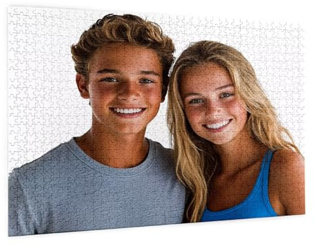 Personalisiertes Puzzle mit Eigenem Foto - 1000/1314/1500/2000/3000/4000/5000 Teile, Puzzle Selbst Gestalten, Personalisierte Geschenk für Familie, Paare & Haustierfans Geburtstag, Weihnachten C-2258