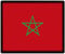 Markenlabel Tapis de souris avec motif – Maroc drapeau Football Chaussures de Football – 82103 – Taille env. 24 x 20 cm