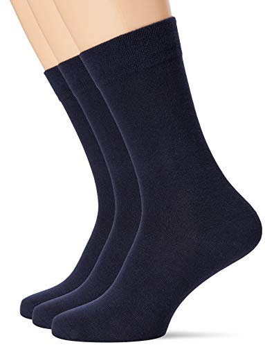 DIM Chaussettes Homme Respirabilité x3, Bleu Marine, 43-46