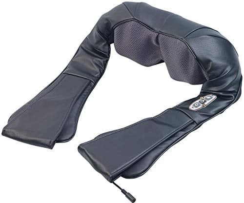 newgen medicals Nackenmassagegerät: Shiatsu-Massagegerät für Nacken und Schulter, IR-Tiefenwärme, 24 Watt (Shiatsu Massage, Nackenmassagegerät, Senioren Handy)