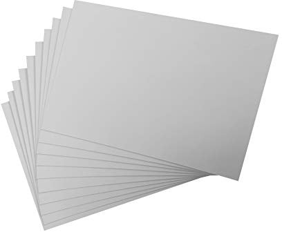 Weißes Kartonpapier, A4, 300 g/m², 20 Blatt, Karton, Pastellpapier, Kunstpapier zum Malen, Drucken und Kopieren, Zeichnen, Basteln, handgefertigt (weiß)