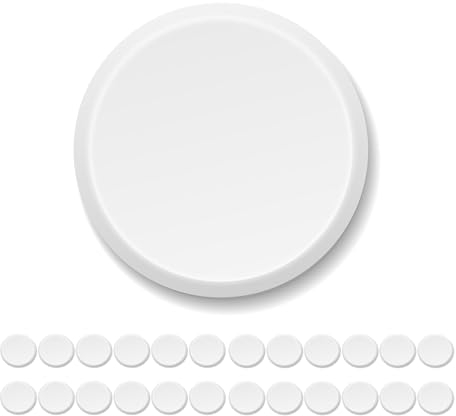 XILMARK Tapas Yogurt Reutilizables, Compatibles con Marcas Comerciales, Vasos de Cristal para Yogurtera diámetro 56 mm, Tapas de Plástico para Botes Yogurtera, Vasos para Postres. Pack 24 unidades