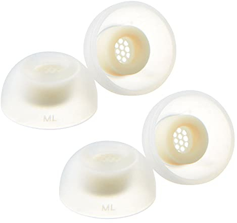 AZLA SednaEarfit MAX for TWS 2 pairs (ML) - Replacement Earbuds tips - Eartips for Noise Cancelling Headphones Compatible with Galaxy Buds 2 Pro/Airpods Pro