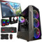 Golook PC Desktop Computer Gaming Fisso Completo • Intel i5-11400F 16GB RAM 1TB SSD Nvidia RTX3050 8GB• Monitor 27” • Tastiera Mouse Cuffie Casse Pad
