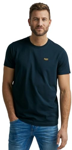 PME Legend Herren Rundhals T-Shirt COLD DYE Regular Fit Schwarz Weiss Grün Blau