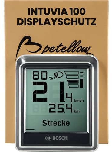 petellow Schutzhülle passend für Bosch Intuvia 100 Display(BHU3200) - Display Schutzhülle kompatibel mit Bosch Intuvia 100 - Displayschutz vor Kratzer&Beschädigung-037-K