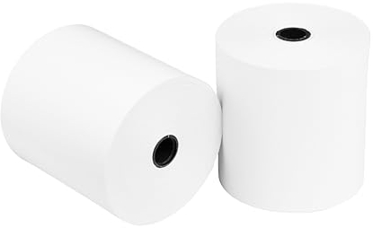 Commerline Lot de 50 rouleaux de papier thermique 80 x 80 x 80 cm - 80 m