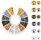 720 Stück Quetschperlen Set Gemischte Rondelle Perlen Tube Crimp Perlen Spacer Beads mit Aufbewahrungsbox Perlen Spacer für Schmuckherstellung Armbänder Halsketten DIY (2 mm 2,5 mm)