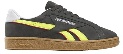 Reebok Men's Club C Grounds UK Trainers, Black Electric Yellow Gum, 9 UK