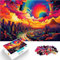 1000-teiliges Puzzle, farbenfrohes Rio de Janeiro, Brasilien, für Erwachsene und Kinder ab 12 Jahren, Holzpuzzle, Lernspiele, Größe: 50 x 75 cm