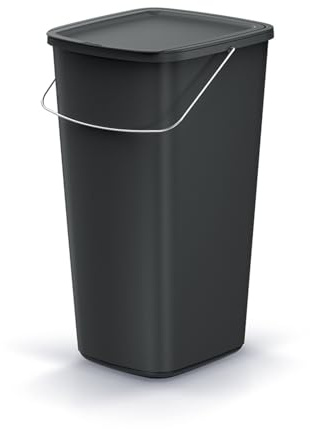 Prosperplast Keden Compacta Q Basic Papierkorb, 25 l, Schwarz