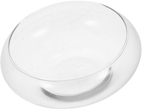 CIYODO Glasfischgläser Schreibtisch Kleines Aquarium Mit Runder Glasvase Dekoratives Aquarium Für Zuhause Tischfischglas Mit Hydrokulturbehälter