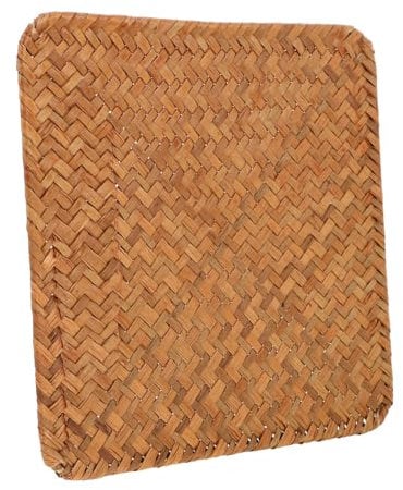 Cabilock Seagrass Placemat Woven Table Mat 8 Inch Non-Slip Heat Resistant Coaster for Dining Table Kitchen Coffee Tea Party